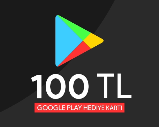 100 TL Google Play Hediye Kartı